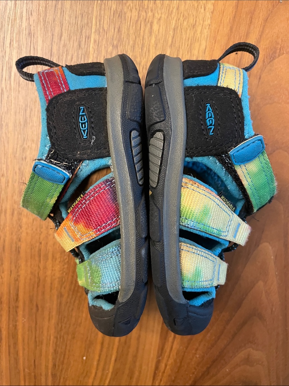 KEEN Kids Tie-Dye Multi-Color Outdoor Sandals